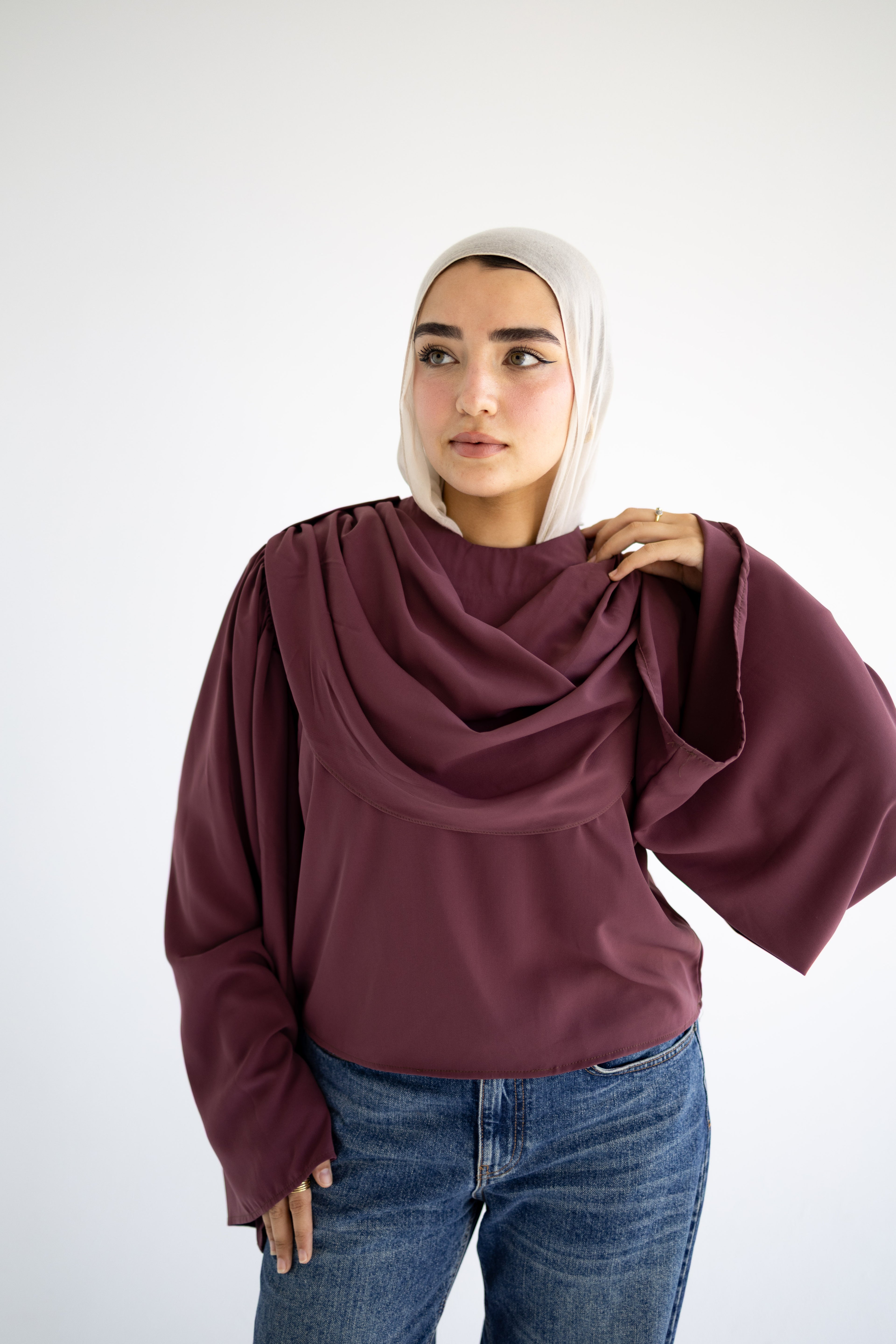 Monoflow Blouse In Cashme