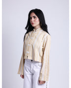 chinese blouse in yellow