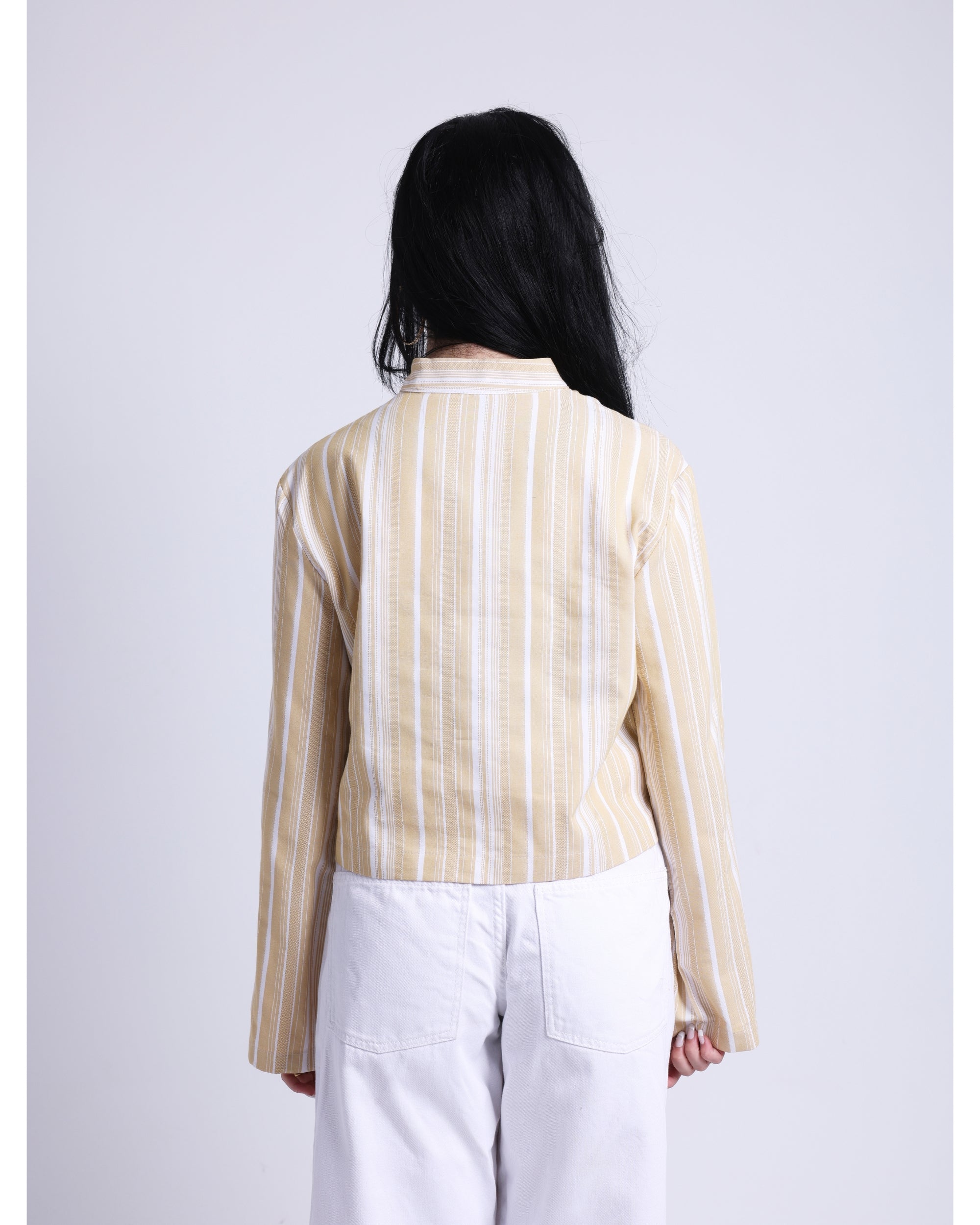 chinese blouse in yellow