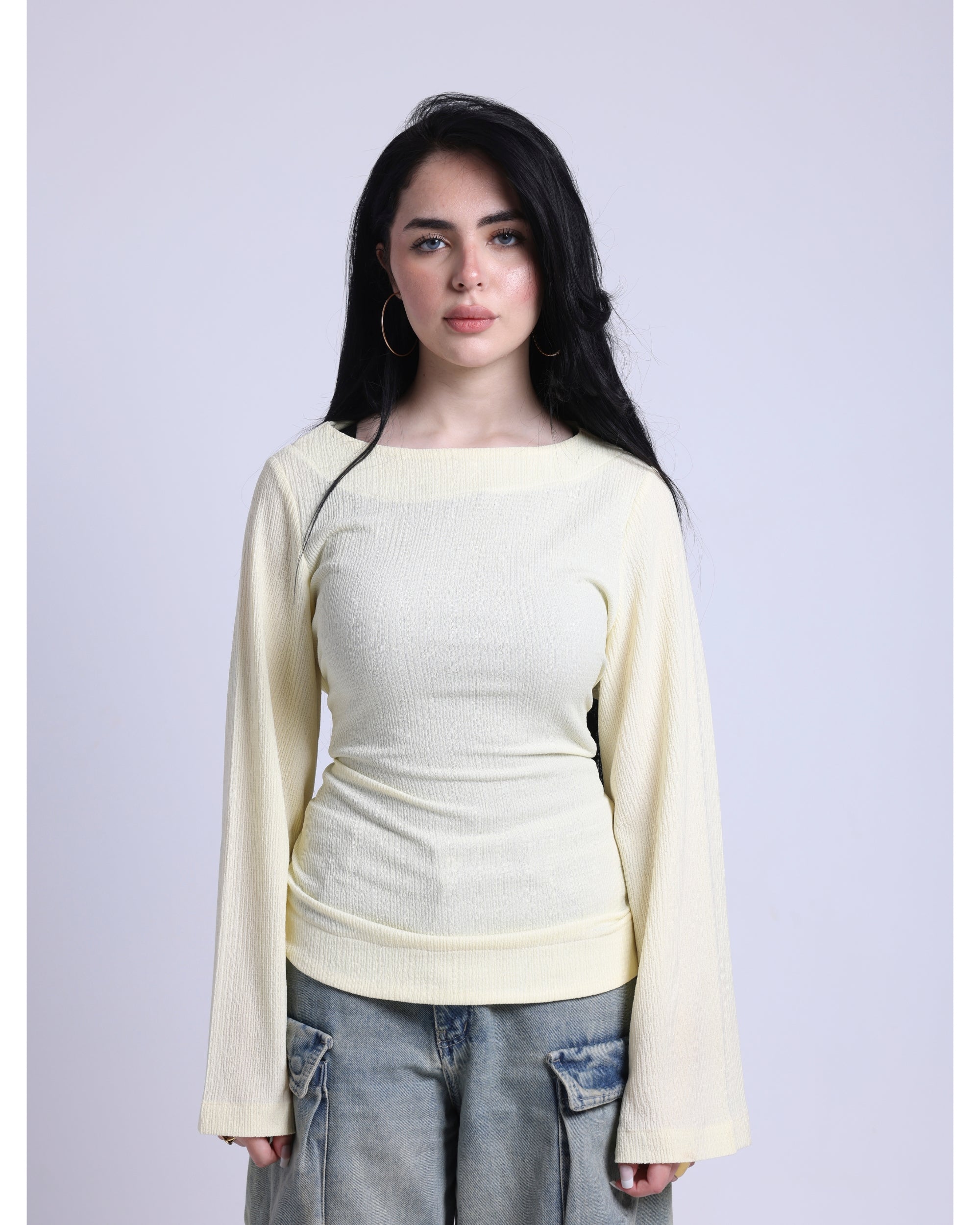 THE BASIC SHIRT IN BUTTER YELLOW
