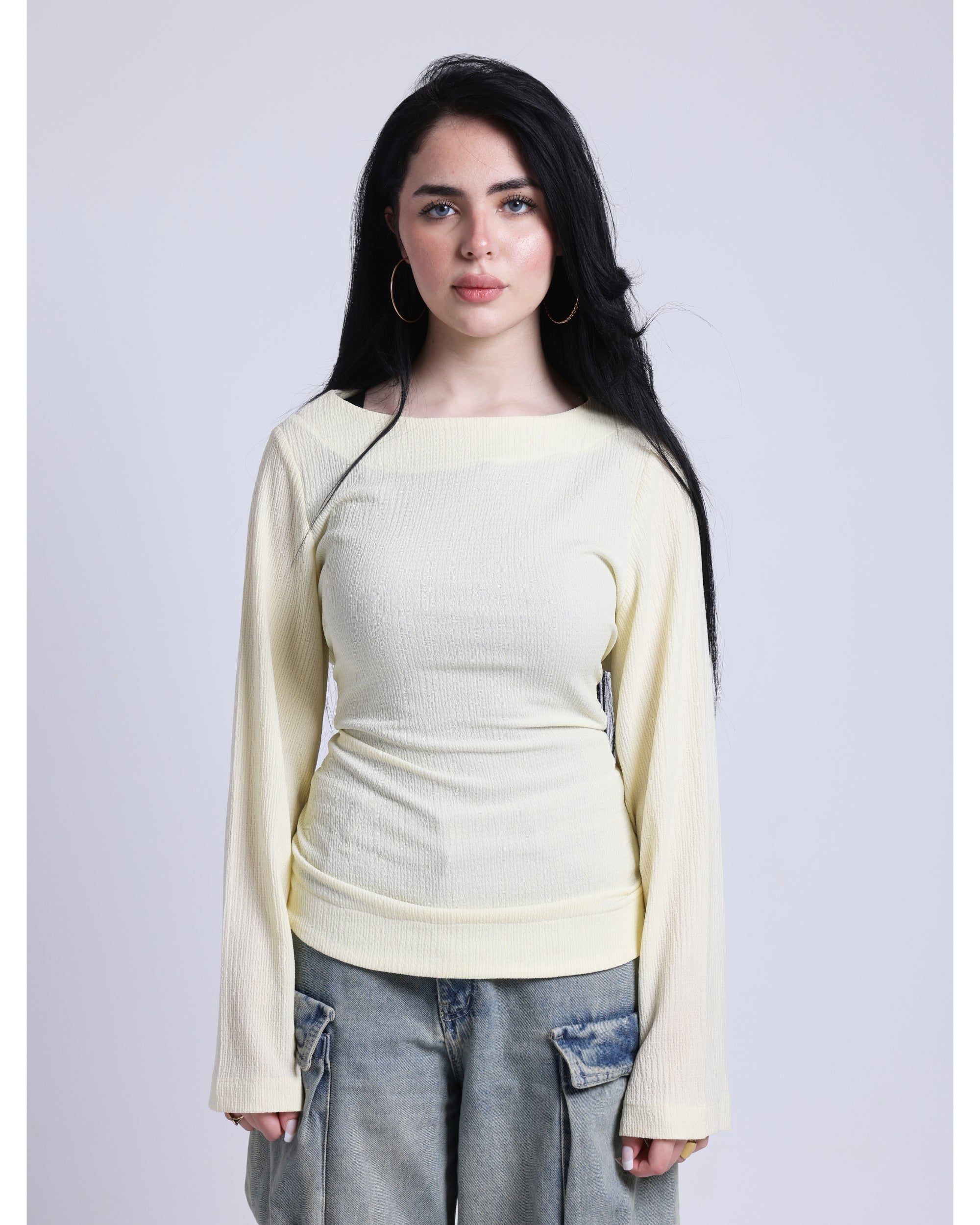 THE BASIC SHIRT IN BUTTER YELLOW