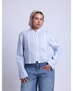 chinese blouse in blue