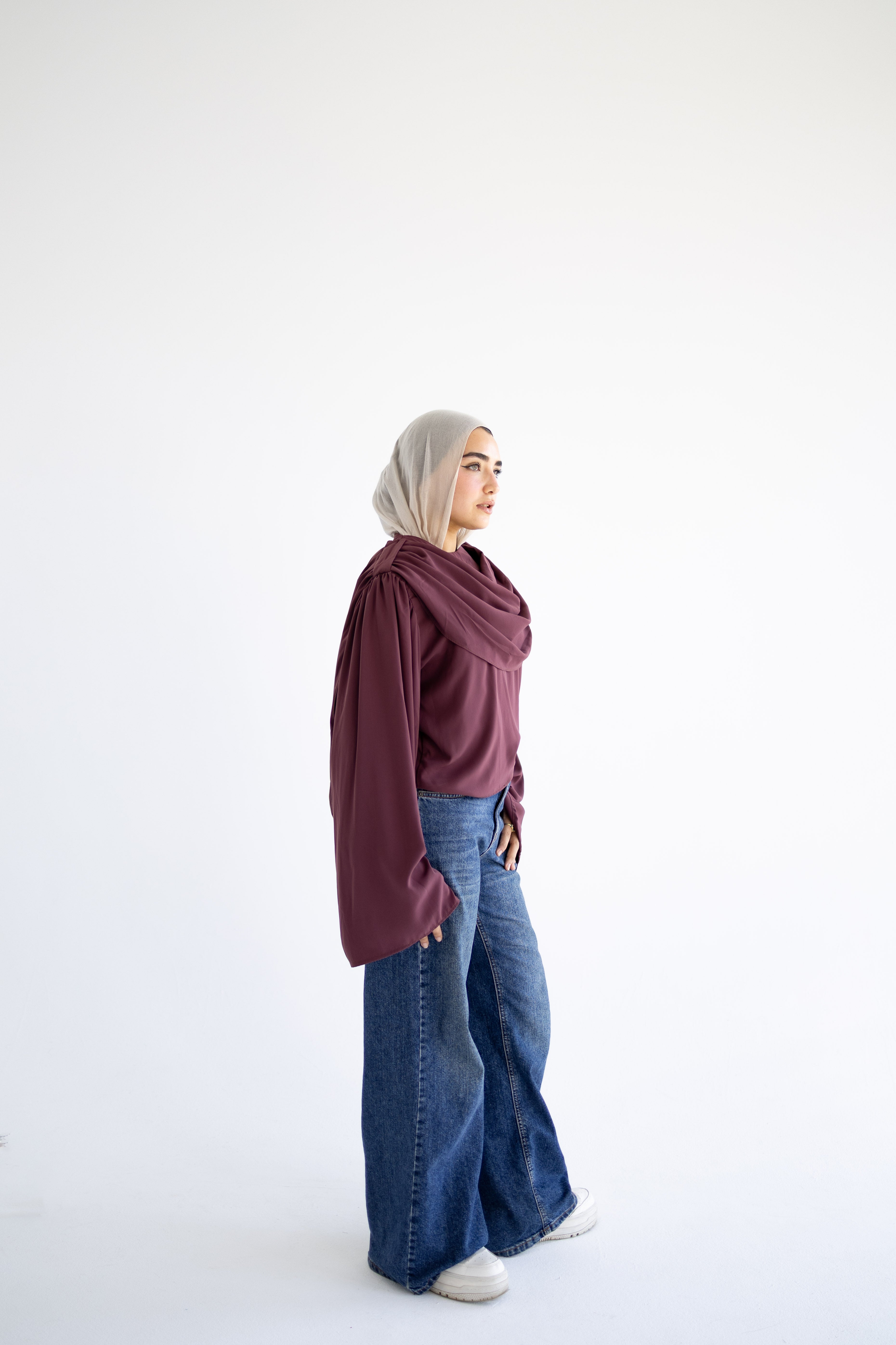 Monoflow Blouse In Cashme