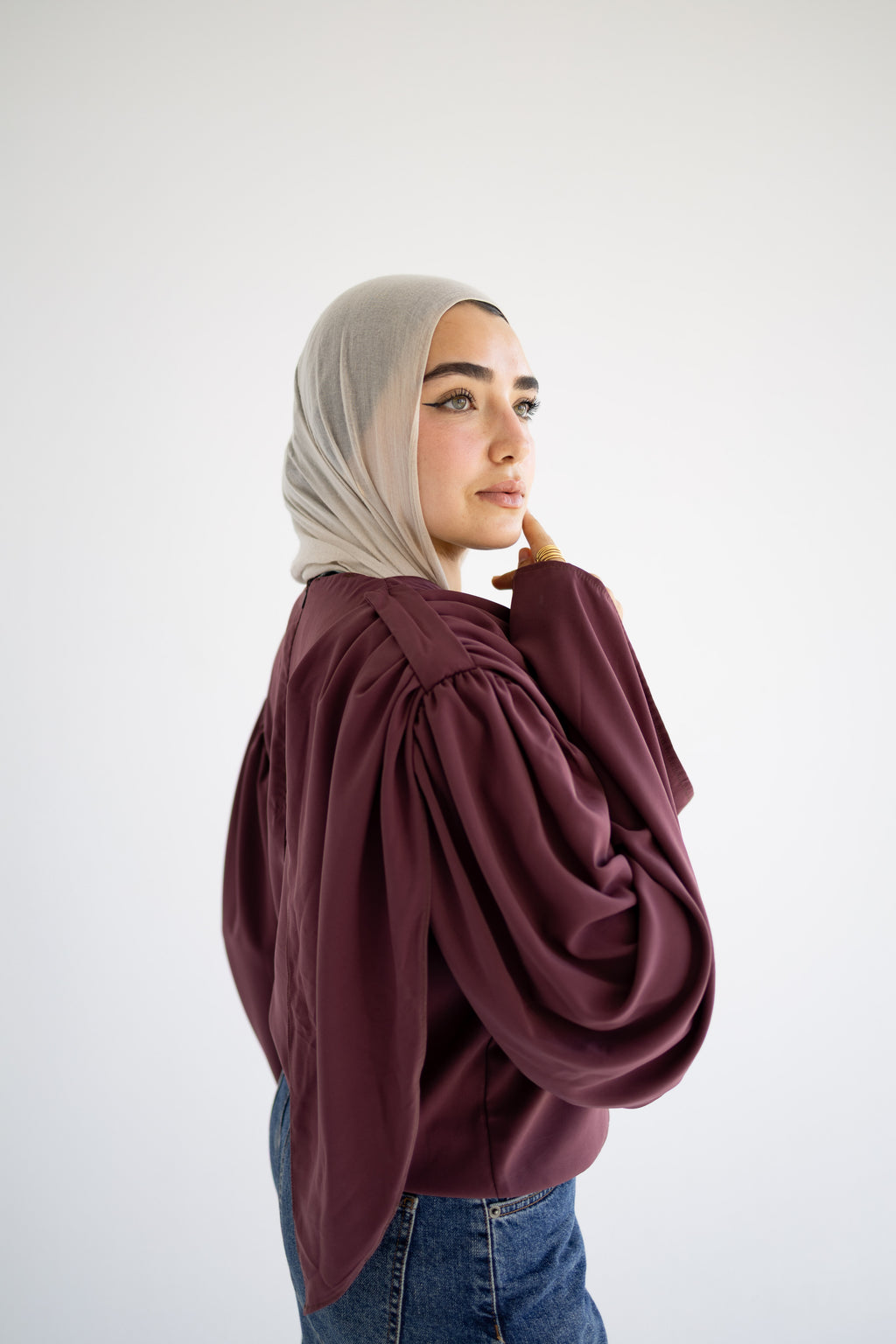 Monoflow Blouse In Cashme