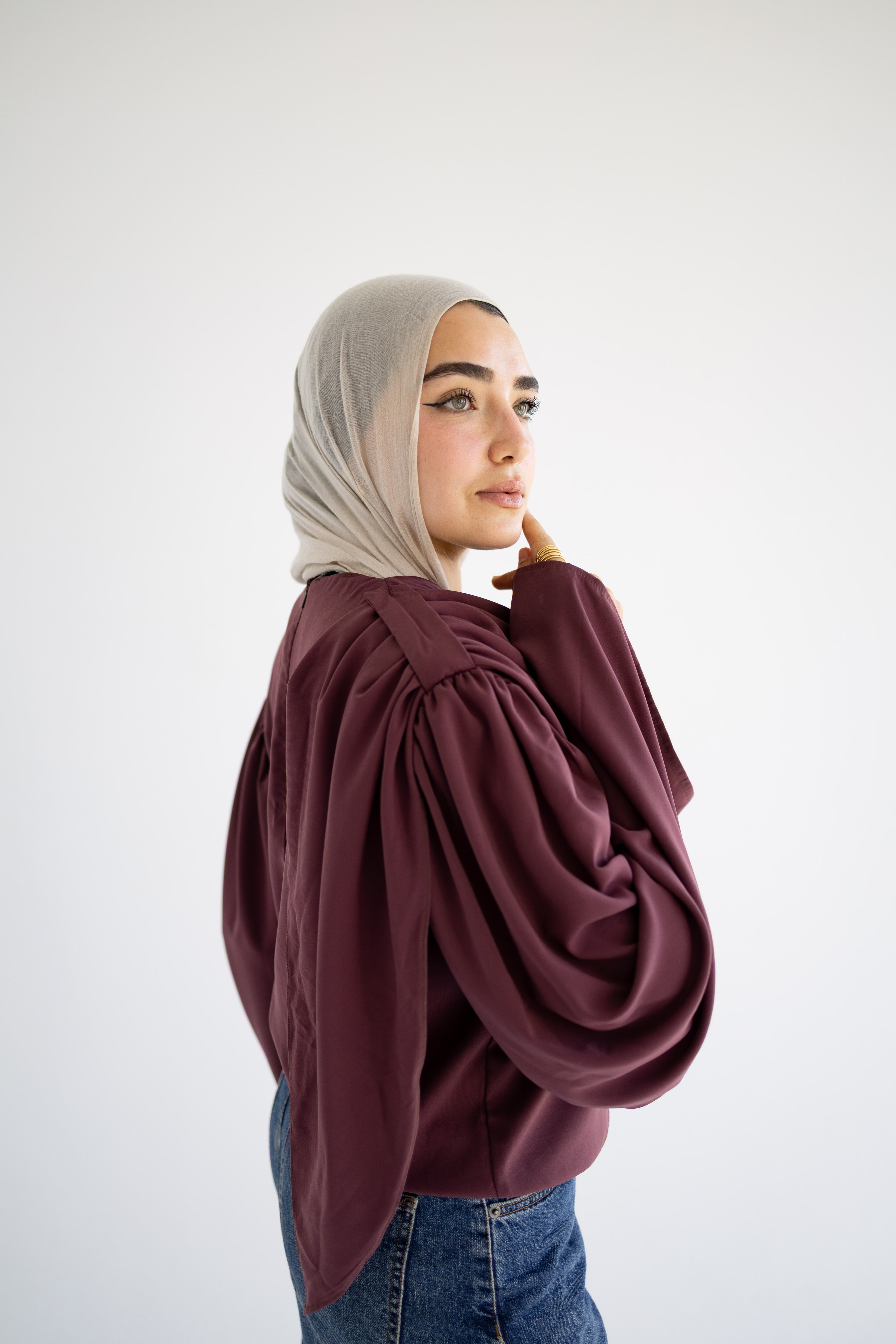 Monoflow Blouse In Cashme