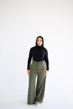 The Cuff Trousers In Olive