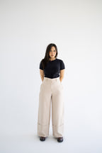 The Cuff Trousers In Beige