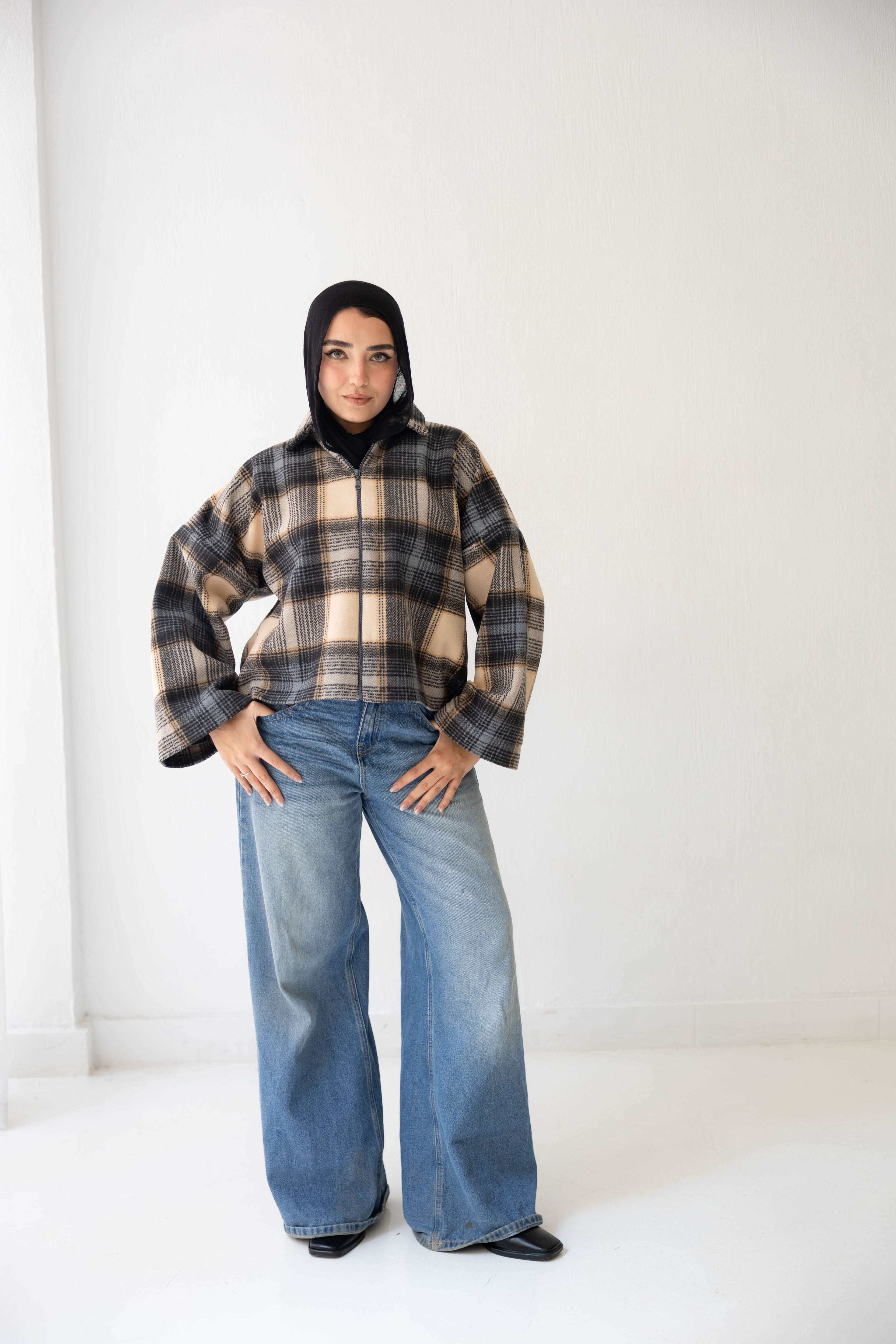 blue everyday cozy jacket