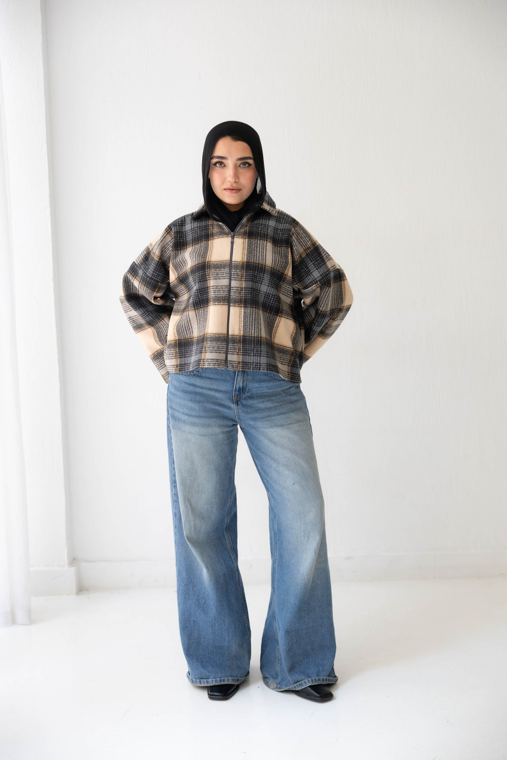 blue everyday cozy jacket