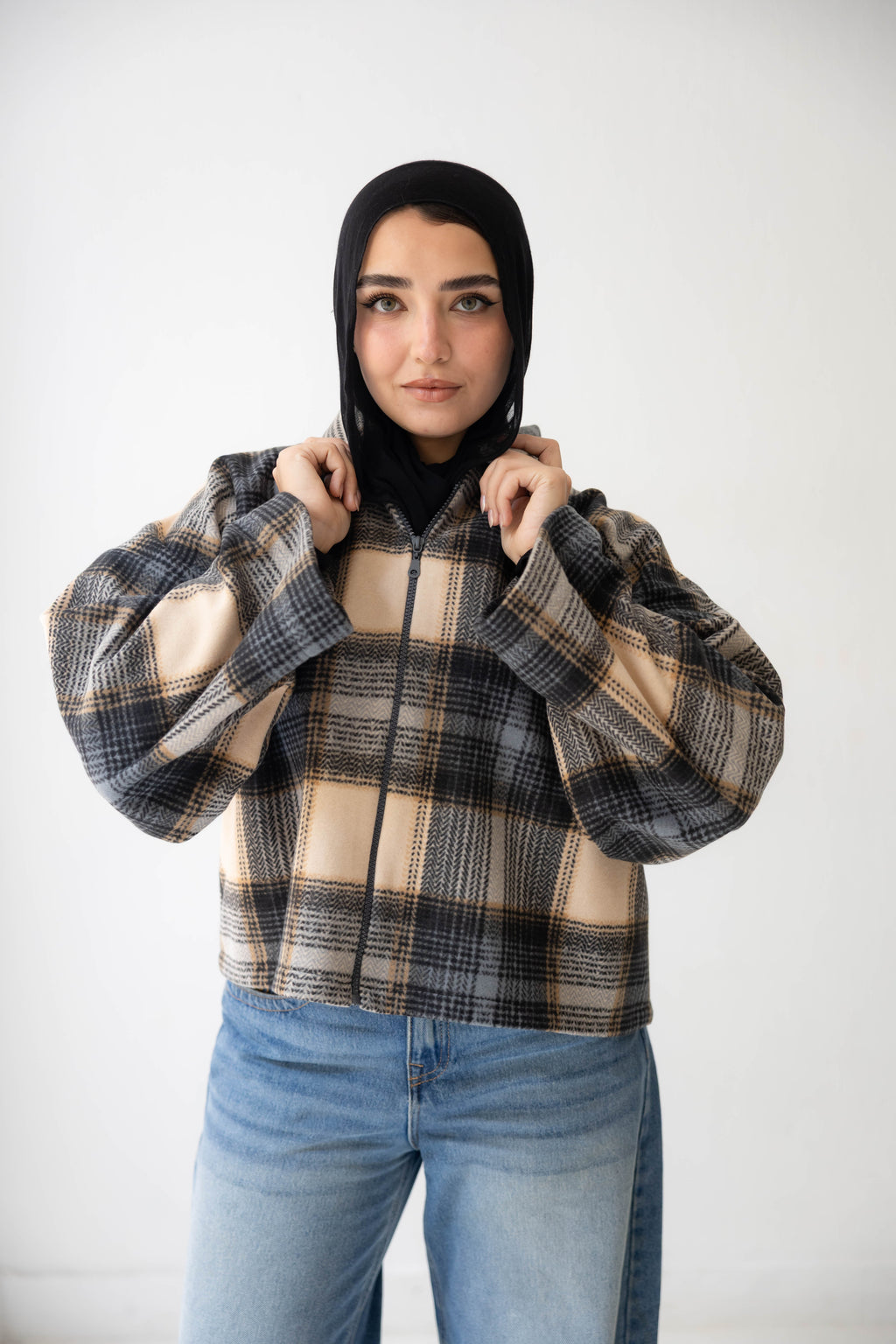 blue everyday cozy jacket