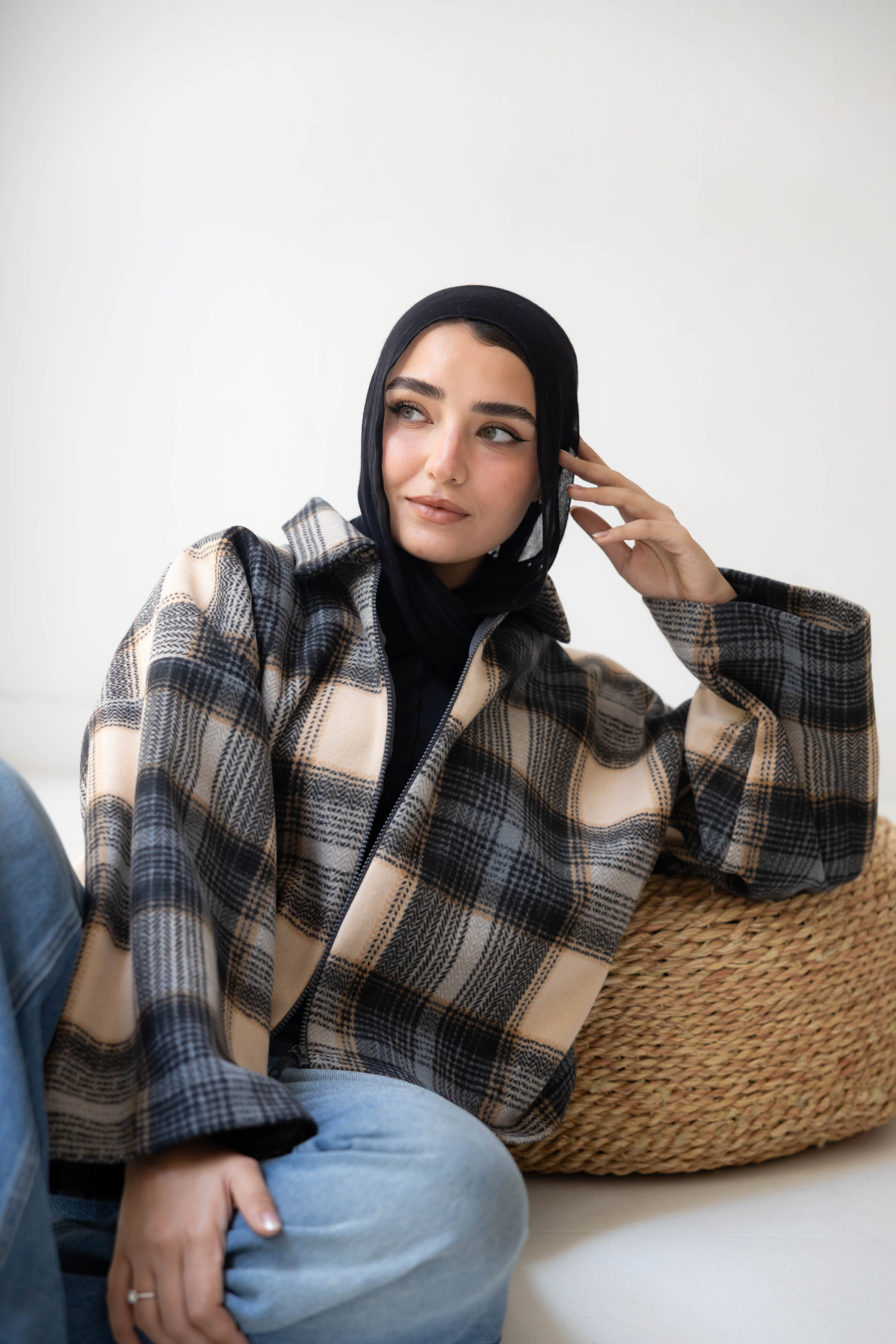 blue everyday cozy jacket