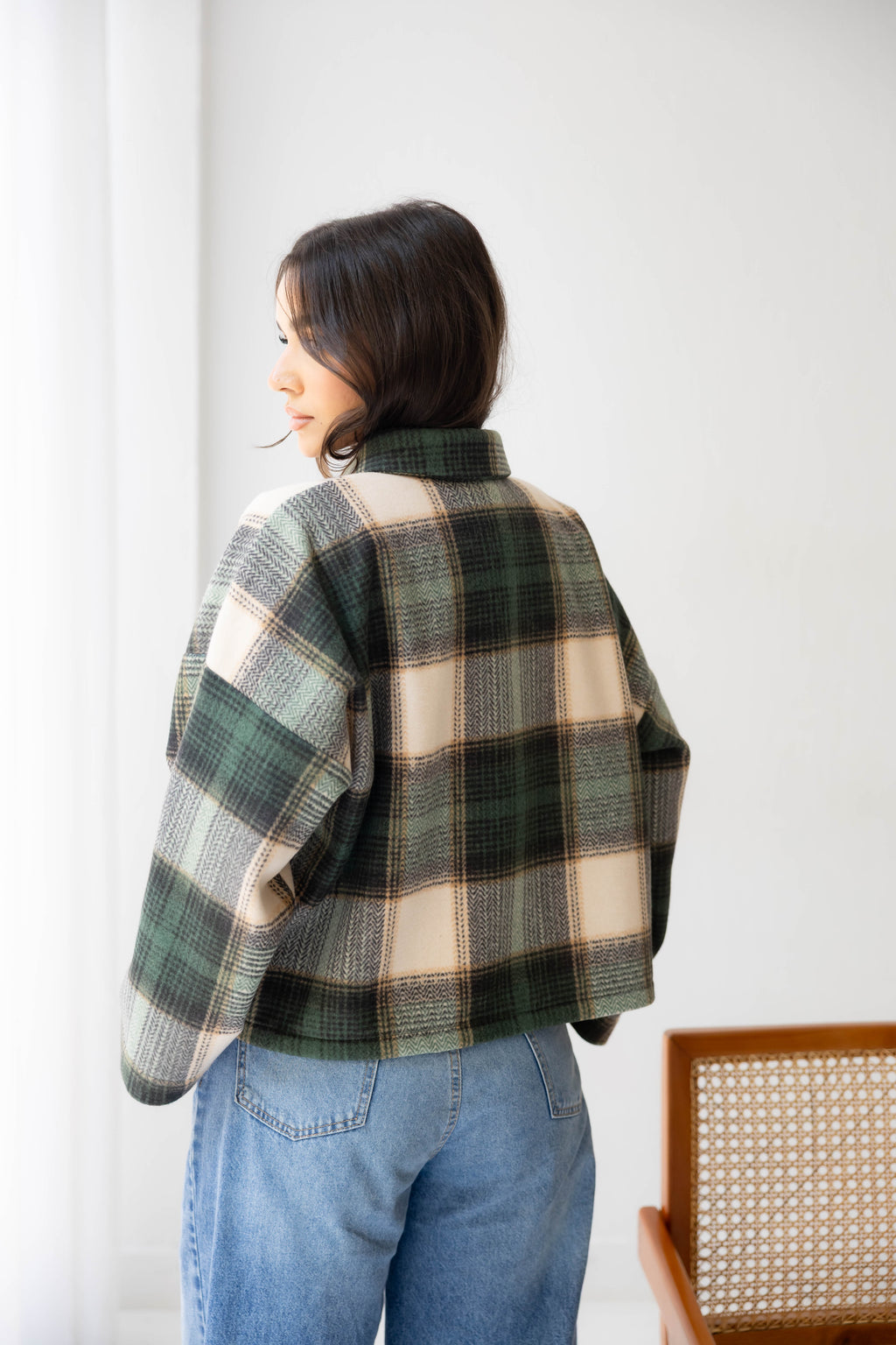 green everyday cozy jacket