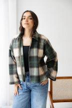 green everyday cozy jacket