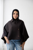 TOI’S TRENCH COAT IN DARK BROWN