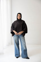 TOI’S TRENCH COAT IN DARK BROWN