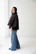 TOI’S TRENCH COAT IN DARK BROWN