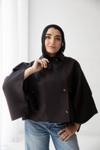 TOI’S TRENCH COAT IN DARK BROWN