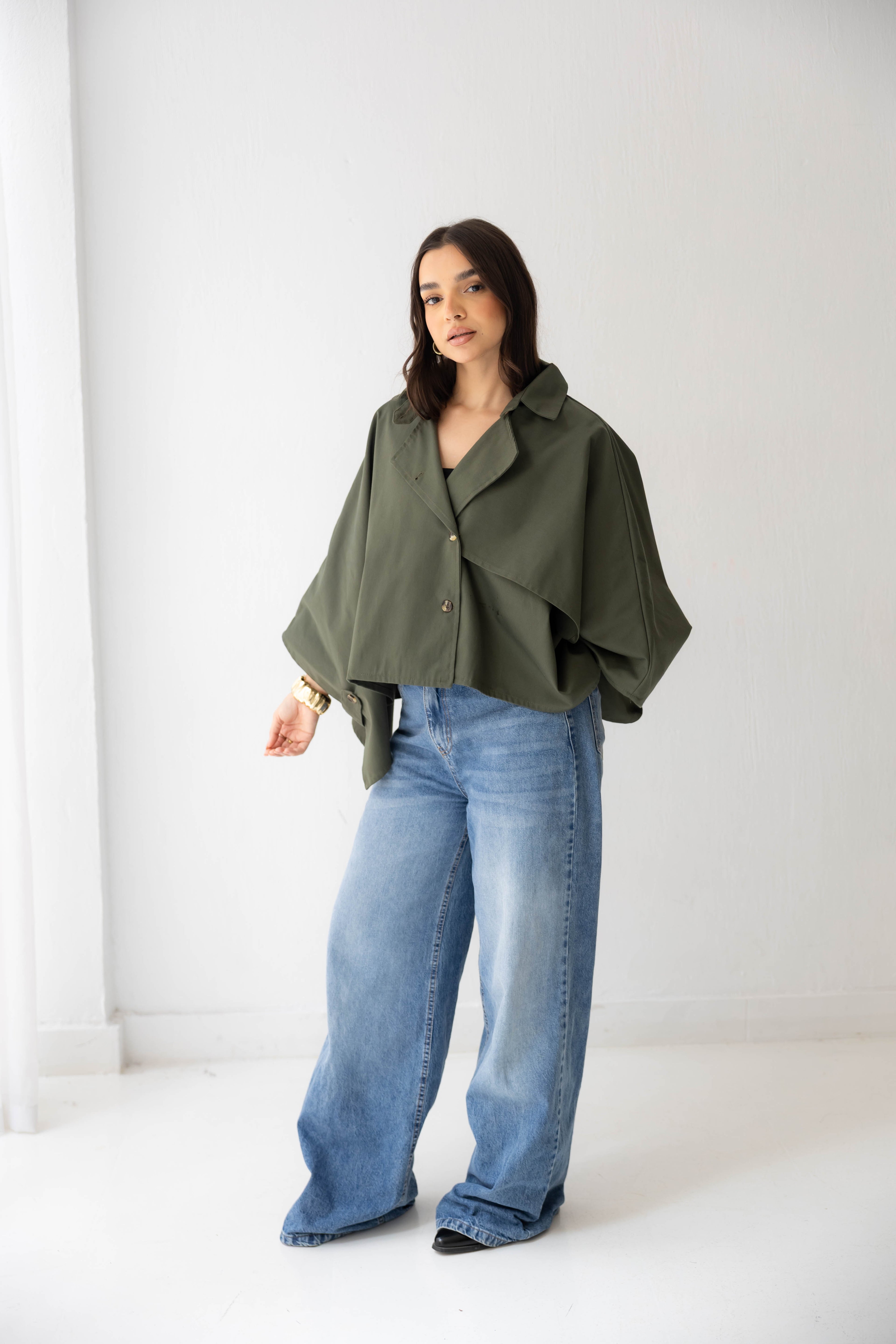 TOI'S TRENCH COAT IN OLIVE