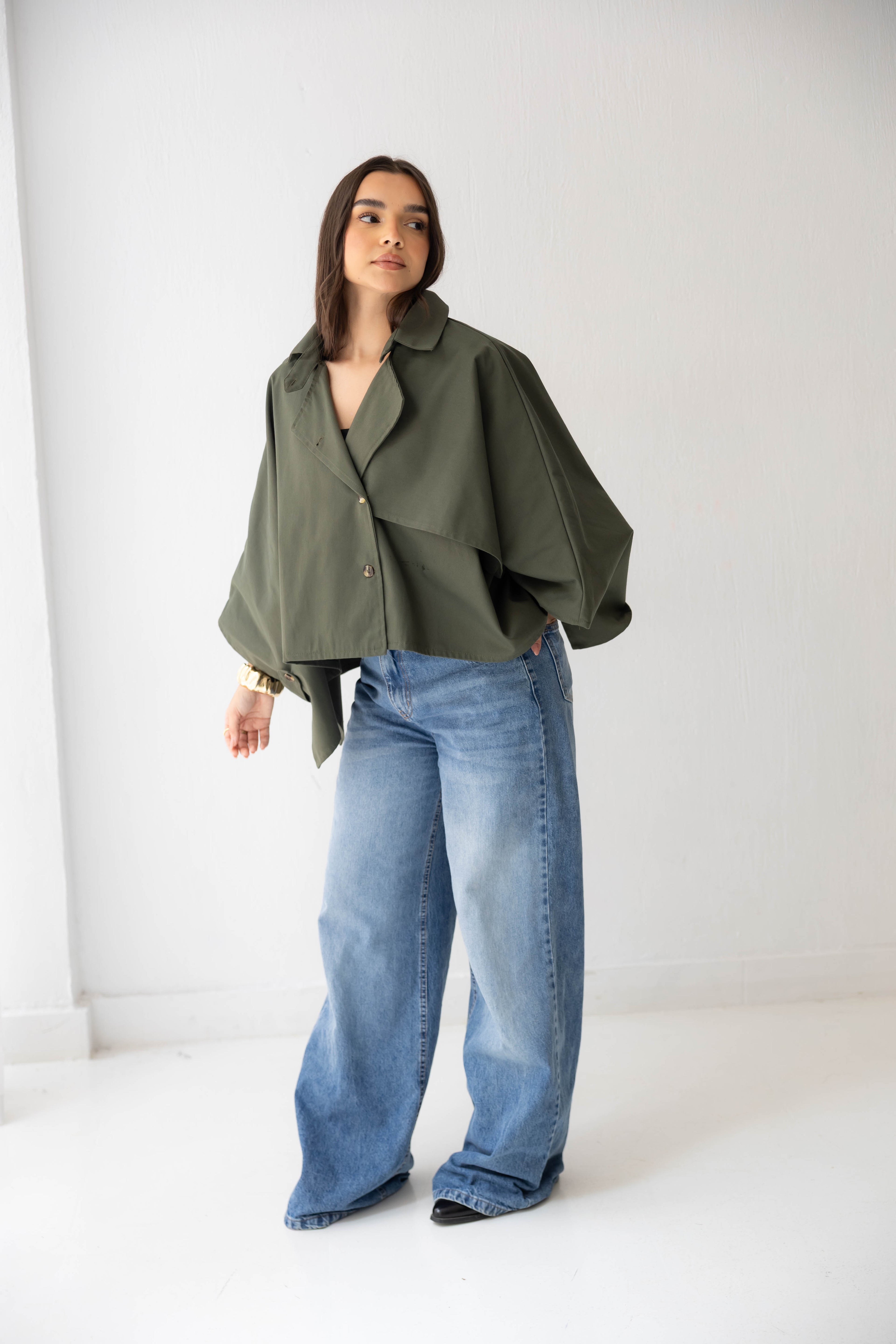 TOI'S TRENCH COAT IN OLIVE