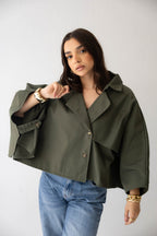 TOI'S TRENCH COAT IN OLIVE