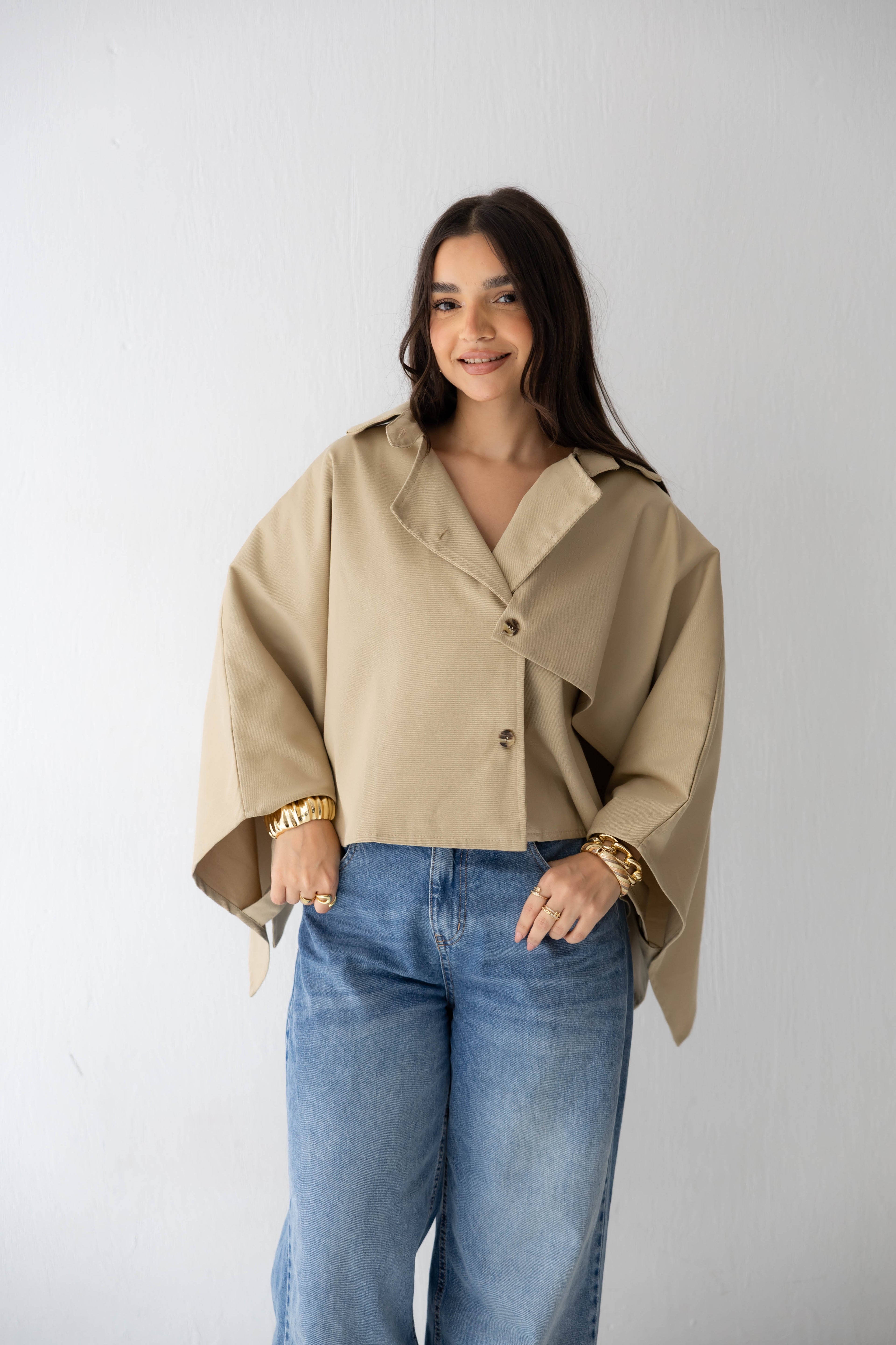 TOI'S TRENCH COAT IN BEIGE