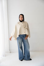 TOI’S TRENCH COAT IN LIGHT CREAM