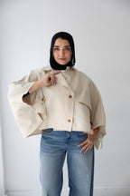 TOI’S TRENCH COAT IN LIGHT CREAM