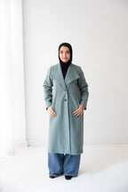 The Sage Classic Long Coat