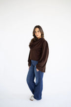 Monoflow Blouse In Dark brown